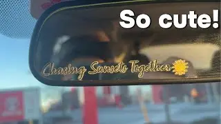 Chasing Sunset Decal Sticker for Rearview Mirror Review