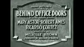 Behind Office Doors (1931)