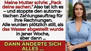 Meine Familie schrie： „Raus mit dir!“ – also stoppte ich das Geld, und sie verloren alles