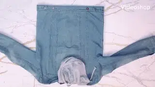 How to Fold a Men&rsquo;s Jean Jacket Hoodie