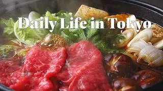 家族ですき焼を囲んだ日/七草リゾットとブルーベリージャム作り