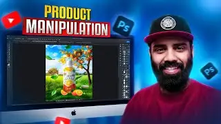 Professional Product Manipulation in Photoshop | Juice Brand Ad Design