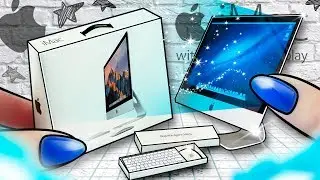 Easy Miniature Apple iMac 5K DIY + PRINTABLES