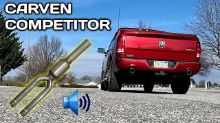 Установил выхлопную систему CARVEN COMPERTITOR на Ram 5.7 Hemi 2015 года моего отца
