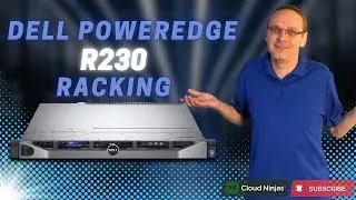 Dell PowerEdge R230 | How To Rack a Server | Server Racking | Static Rails | Rackmount Server