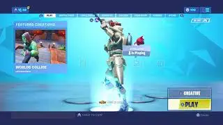 Fortnite PS4|showing my locker