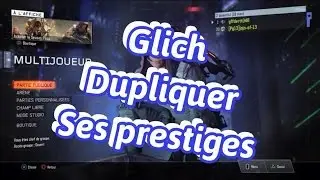 Glitch Bo3 / Duplications prestiges / embl&egrave;mes / cartes de visites en multi et zombie !!