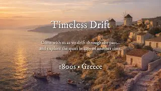 1800s Greece | Ambience Piano Music for Deep Sleep & Relaxation #ambientmusic #piano #calmmusic