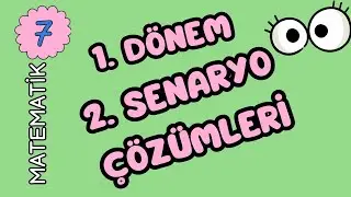 7. Sınıf Matematik 1. Dönem 2. Ortak Yazılı Senaryoları (2023-2024)