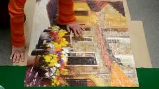 La mejor manera de trasladar un puzzle para su enmarcado