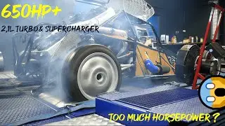 KMS Crazy +650HP Buggy on Dyno with 2.1l turbo&supercharger