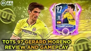 TOTS GERARD MORENO REVIEW AND GAMEPLAY | AMAZING AND CHEAP LALIGA RW | FIFAMOBILE 21