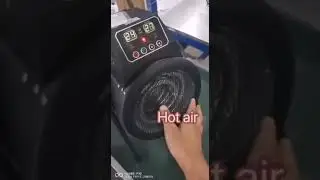 Energy saving and adjustable temperature control hot air electric fan blower heater