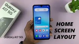 Как заблокировать/разблокировать главный экран на Samsung Galaxy A17 5G