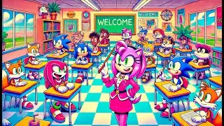 The Sonic Tapes - SHIN AMY AT SCHOOL ...! | Cartoon Animation