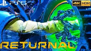 RETURNAL HARD ALIEN COMBAT GAMEPLAY - PS5 4K HDR RAY-TRACING