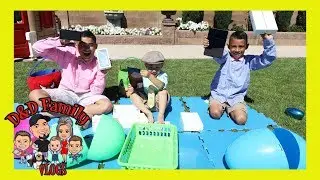 EASTER SURPRISES | EGG HUNT VLOG | D&D FAMILY VLOGS