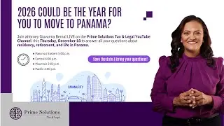 Thinking about moving to Panama? Join our Live Q&A on December 18th! 🇵🇦✨