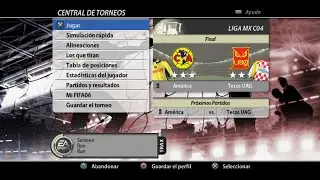 FIFA 06 (PS2) Gameplay | Club America vs Tecos | Final Liga Mexicana Clausura 2005