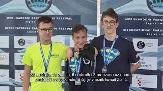 KANITA &Scaron;ABANOVIĆ OSVOJILA PET MEDALJA NA INTERNACIONALNOM PARAPLIVAČKOM FESTIVALU U ZAGREBU