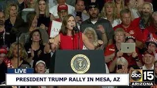 FULL RAW: Martha McSally's fiery speech at President Trump's Make America Great Again Rally in AZ