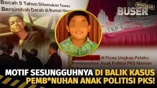 Utang Ratusan Juta di Balik Pembunuhan Petinggi Partai | Buser Investigasi