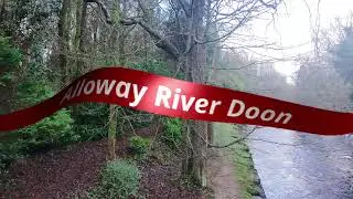 1525. Alloway River Doon #january2026 #drone #travel #scotland #southayrshire #uk #forest #burns #uk