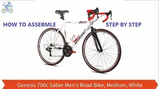 How To Assemble Genesis 700c Saber Men's Road Bike, Medium, White