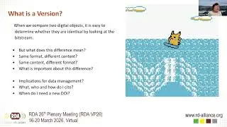 Data Versioning IG: Practical Data Versioning Recommendations: Update and Final Community Sign-Off