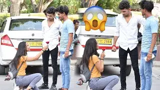 Proposing prank on Handsome Boys 😜🌷||Gone Wrong || Ritika Prank