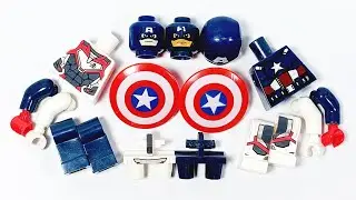 LEGO CAPTAIN AMERICA AND WHITE CAPTAIN AMERICA | LEGO BUILD MARVEL