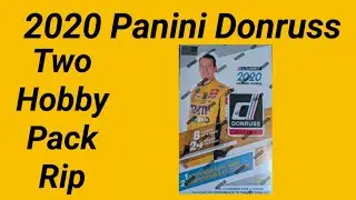 Коллекционные карточки Panini Donruss Nascar Racing 2020 года, два набора, вскрытые.