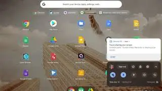 Chrome Tablet Accessibility Feature Menu