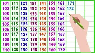 🦜 Learn Counting from 1 to 500, Big numbers 1 to 500, 123, 1 2 3 4 5 6 7 8 9 10, ginti, counting 123