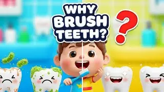 Why Brush Teeth for Kids? | Teeth Brushing Habits & Dental Care | Tiny Skool