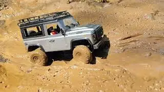 slipping in the mud is really scary ‼️ wild track