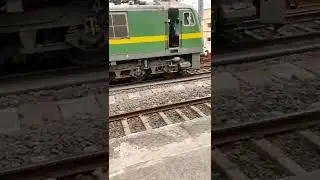 Bharat railway 🚂 Green Colour Train Video Super MAX #shortsvideo