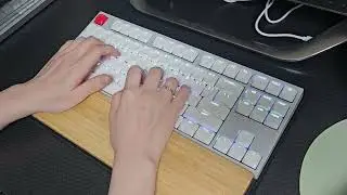 앱코 ak87 slim pro 로우프로파일 저소음 키보드