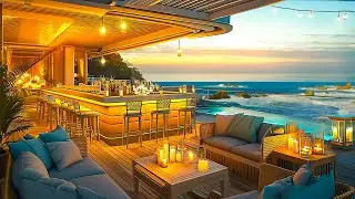 Relaxing Seaside Jazz - Smooth Jazz Saxophone Music & Ocean Waves Sounds for Work, Focus, Study
