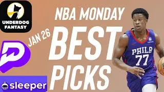 PrizePicks NBA Monday Best Player Prop Bets 1/26/26 | Best NBA Parlay Picks Today 🚀