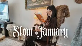 A slow January | my mindset this winter, plants, current books and planner