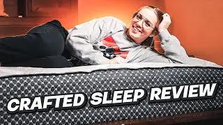 NO FIBERGLASS AFFORDABLE HYBRID! - Crafted Sleep Flippable Hybrid Mattress Review