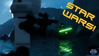 Jedi vs. scout troopers | Blender Animation