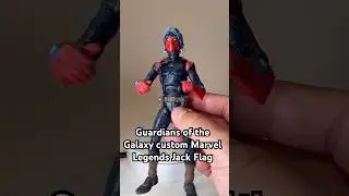 My custom Guardians of the Galaxy Marvel Legends Jack Flag action figure #guardiansofthegalaxy