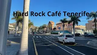 🎸 Hard Rock Cafe, 🧋Drinks and Fountain Attraction 🌆 in Playa De Las Americas, Tenerife!