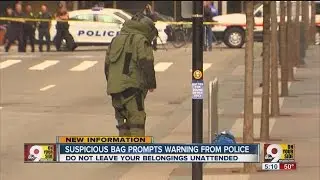Police: Suspicious bag found at Fifth & Walnut not a threat