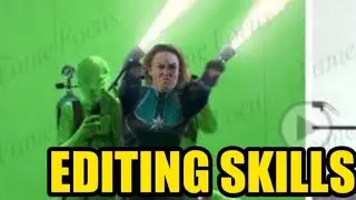 Captain Marvel Without VFX; See Behind all the CGI