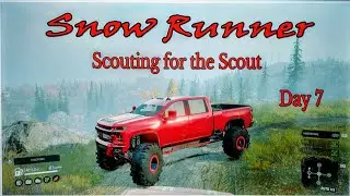 Snow runner - truck tries hide and seek