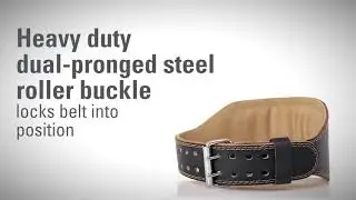 Harbinger 6 Inch Padded Leather Belt