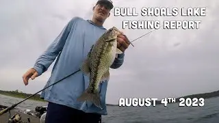 Bull Shoals Lake Fishing Report | August 5 2023 | Del Colvin